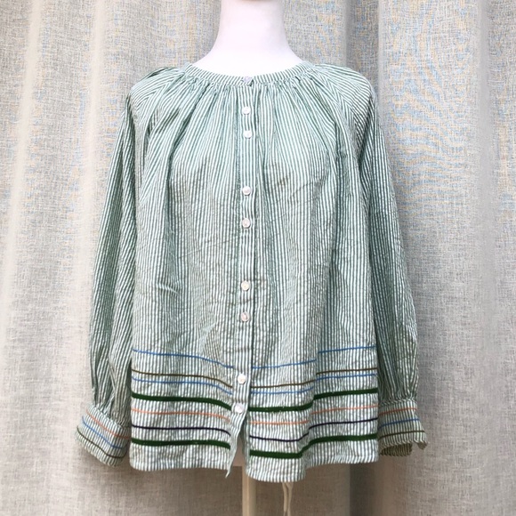 Roller Rabbit | Tops | Roller Rabbit Summer Cotton Striped Seafood ...